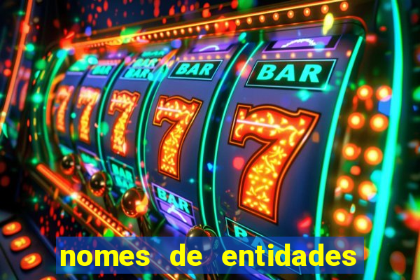 nomes de entidades do mal